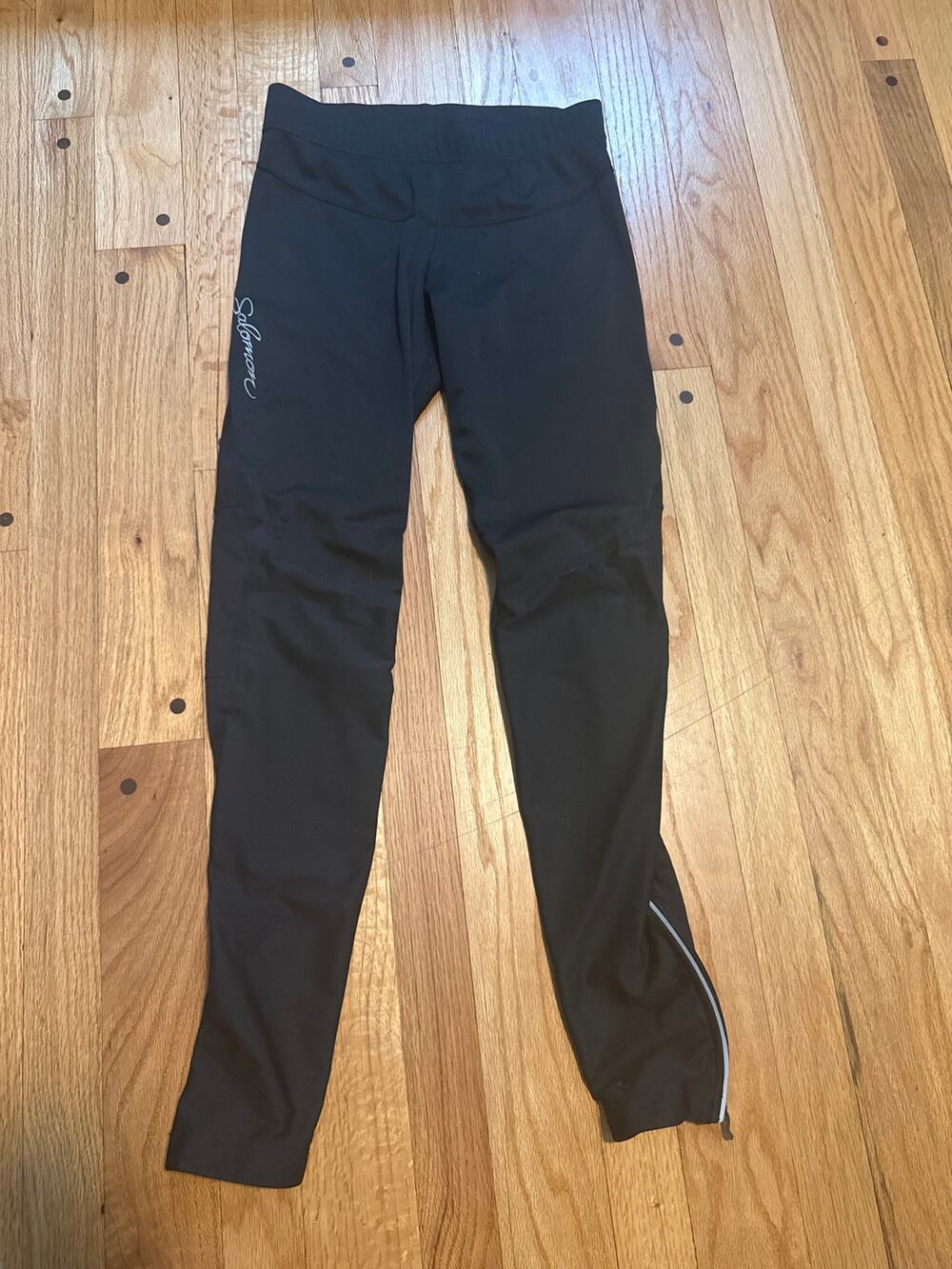 Salomon Trail IV Tight Womens Medium Black Running Leggings Trail Activewear